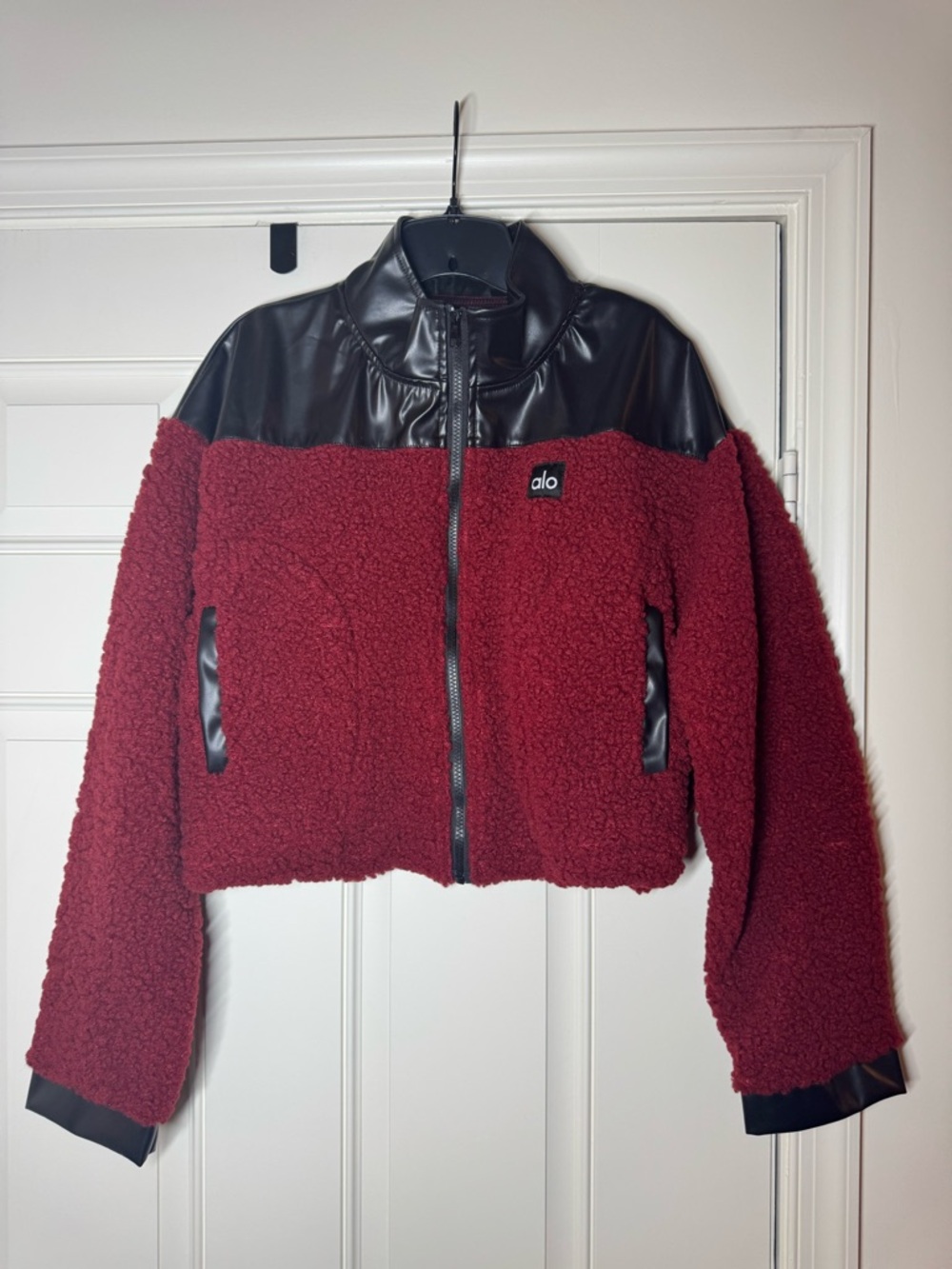 Burgundy jacket